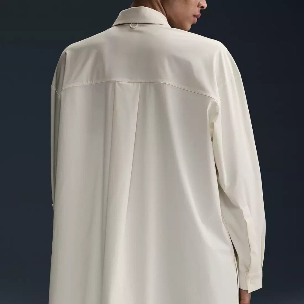 Nike Women's 24.7 PerfectStretch Dri-FIT Oversized Long Sleeve Shirt Size Medium - Picture 5 of 6